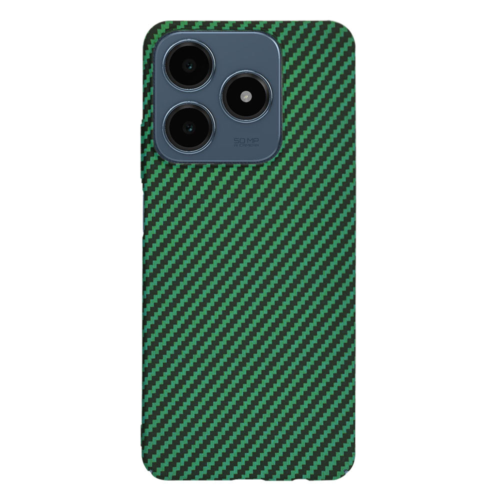 Husa de protectie Techsuit Carbonite FiberShell compatibil cu Realme C61 / Realme C63, Verde