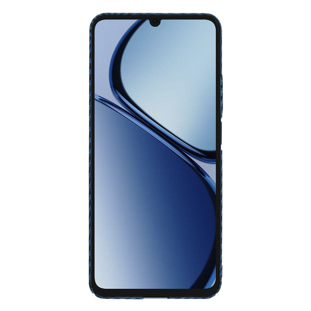 Husa de protectie Techsuit Carbonite FiberShell compatibil cu Realme C61 / Realme C63, Cyan