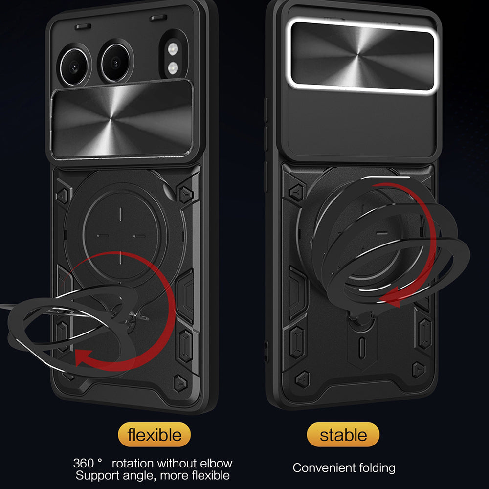 Husă Techsuit CamGuard Pro neagră pentru OnePlus Nord 4