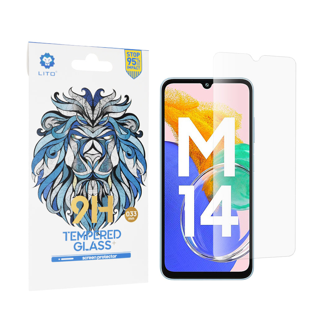 Folie de protectie Lito 2.5D Classic Glass compatibil cu Samsung Galaxy M14, Transparent