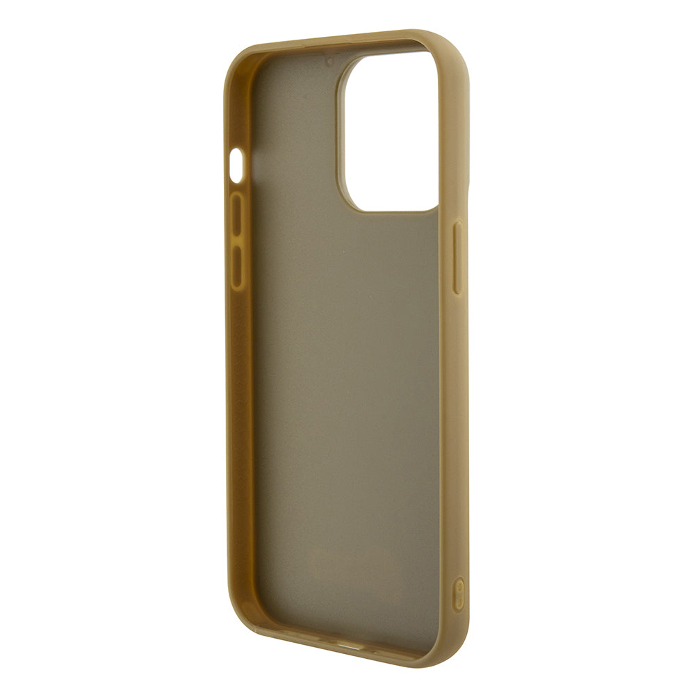 Husa de protectie Guess Disco Metal Script (GUHCP15XPMSDGSD) compatibil cu iPhone 15 Pro Max, Auriu