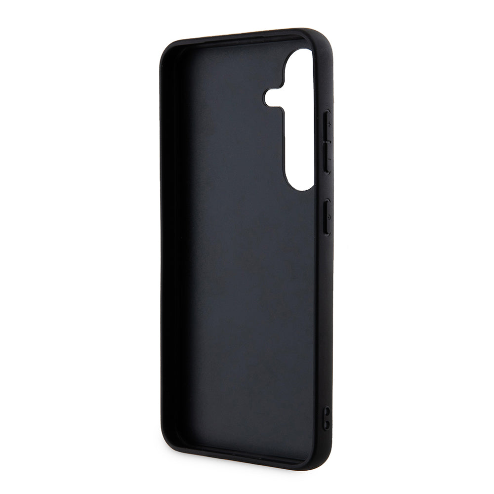 Husa de protectie Guess Hardcase 4G Metal Gold Logo (GUHCS24SG4GFGR) compatibil cu Samsung Galaxy S24, Negru