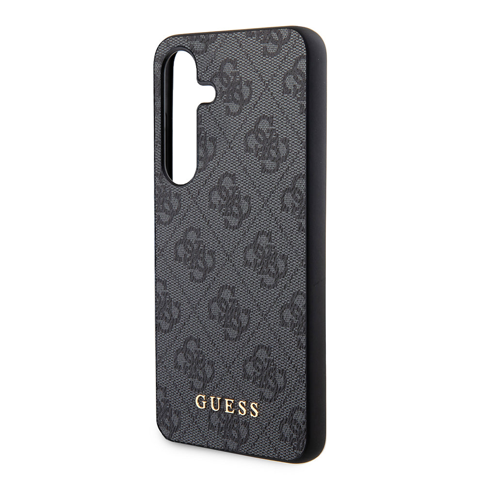 Husa de protectie Guess Hardcase 4G Metal Gold Logo (GUHCS24SG4GFGR) compatibil cu Samsung Galaxy S24, Negru