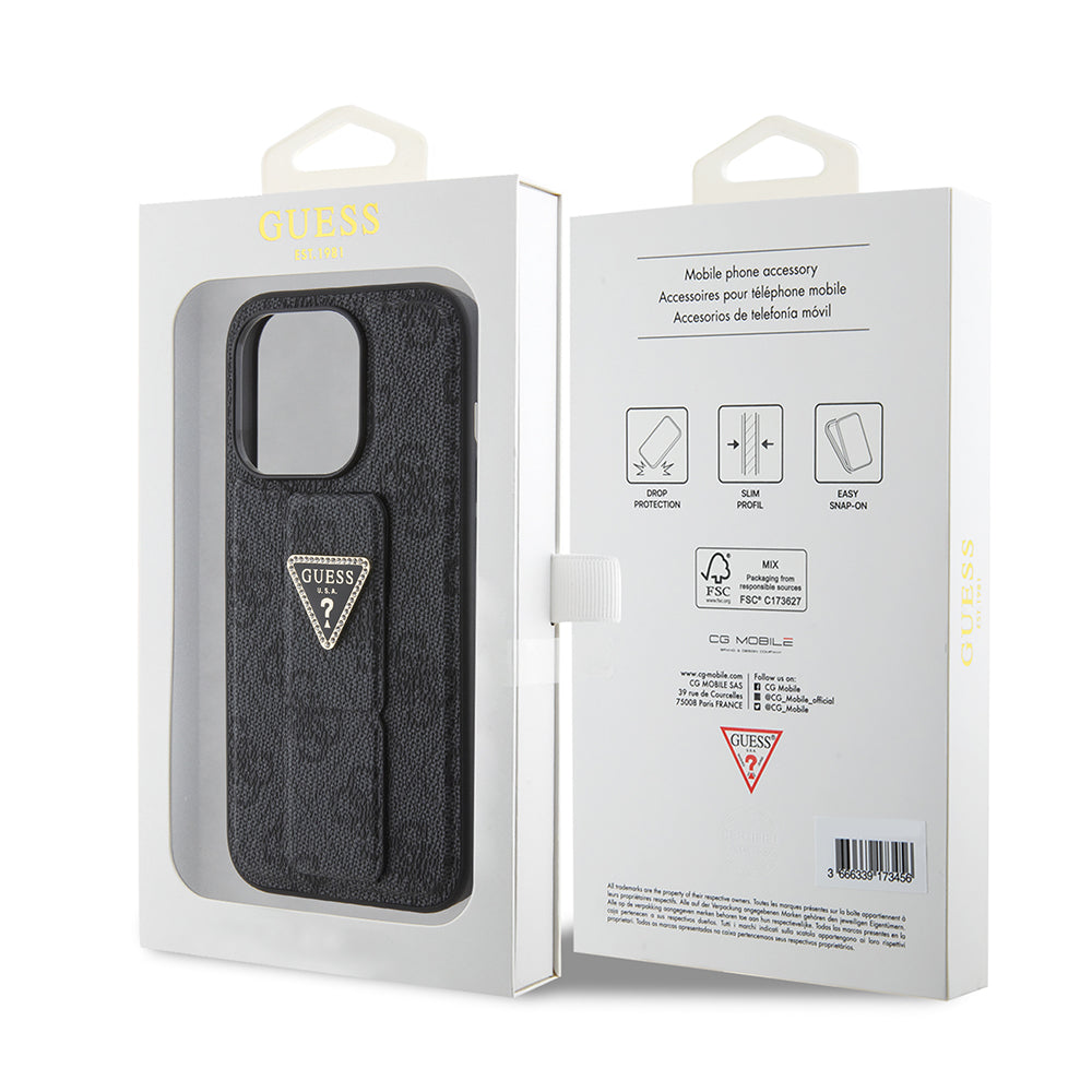 Husă Guess pentru iPhone 15 Pro, neagră