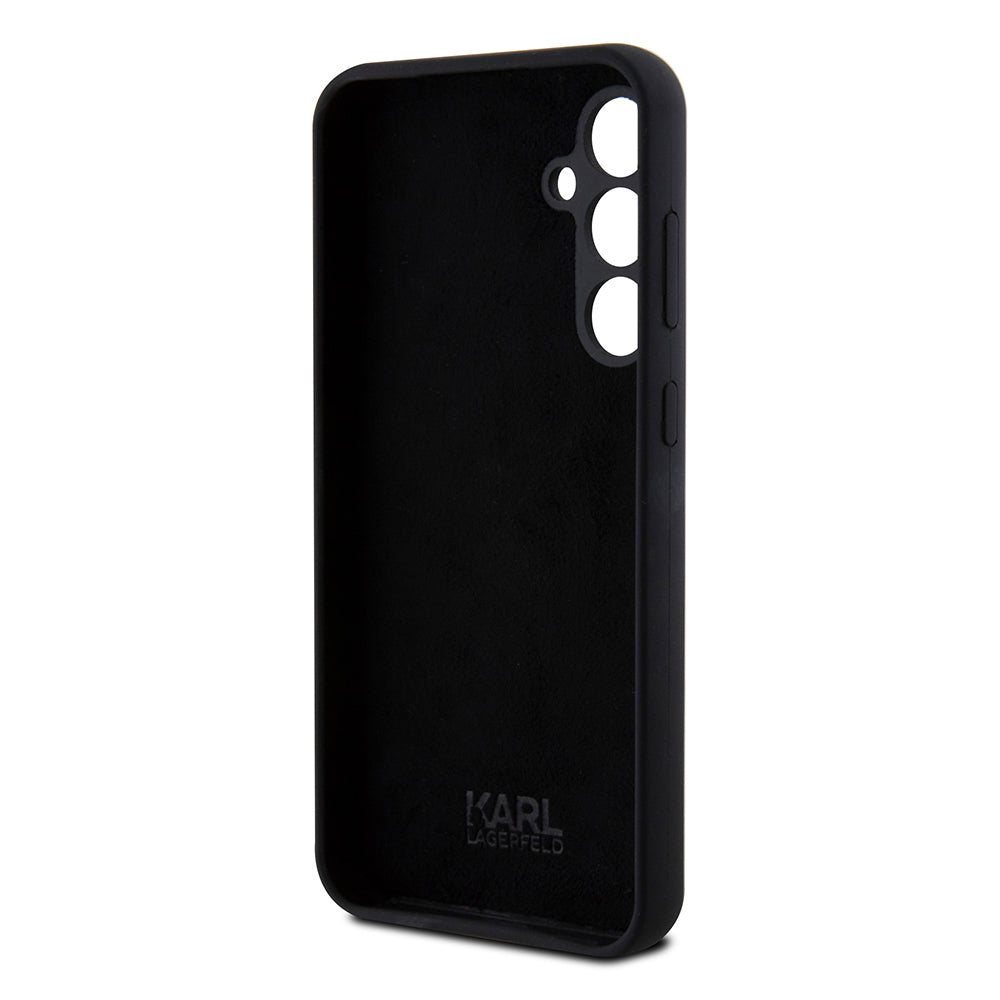 Husa de protectie Karl Lagerfeld Silicone (KLHCS23FEMHKNPK) compatibil cu Samsung Galaxy S23 FE, Ikonik Metal Pin