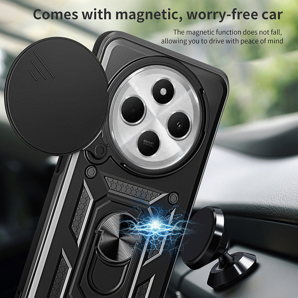 Husa de protectie Techsuit CamShield Series compatibil cu Xiaomi Redmi 14C / Poco C75, Negru