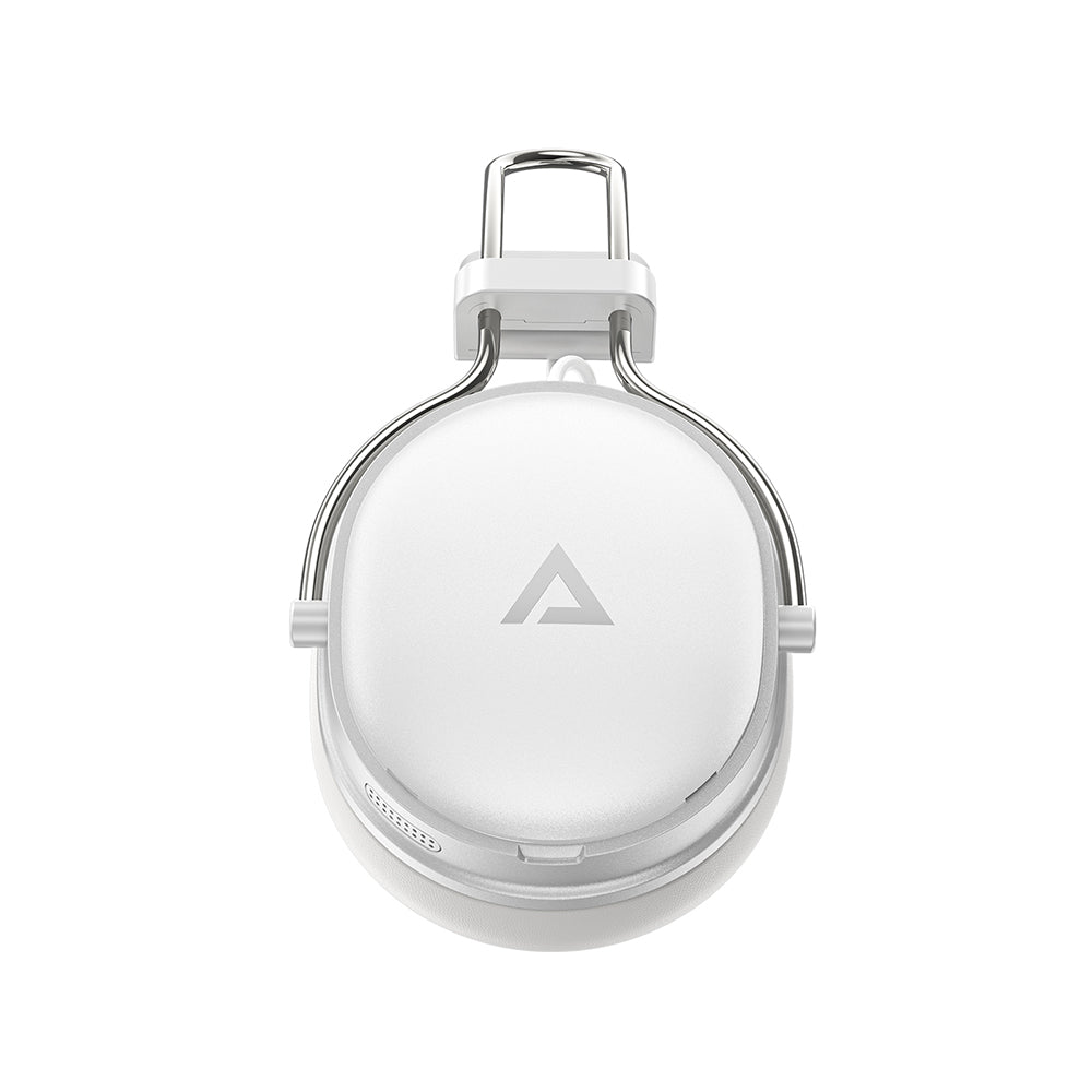 Casti Acefast Wireless Headset (H7), Type-C, Bluetooth 5.4, Active Noise Reduction, IP54, 500mAh, Hi-Fi Sound, Alb Perlat