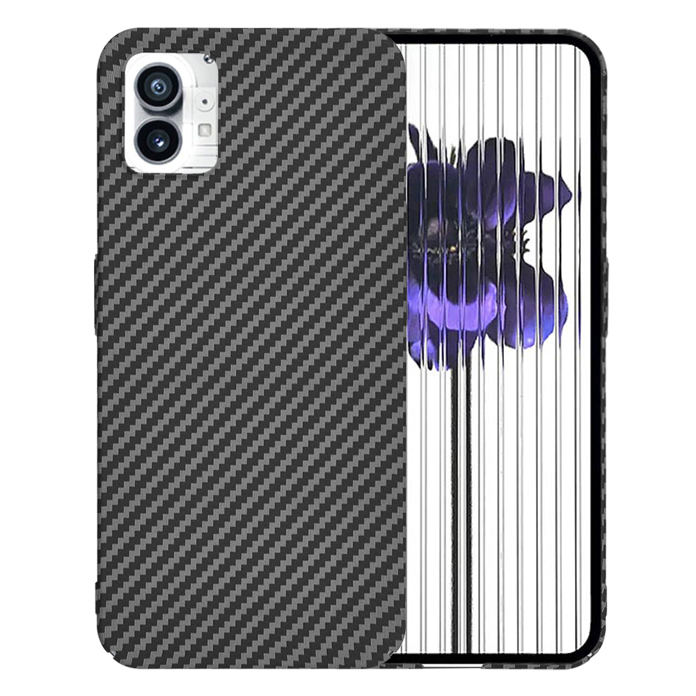 Husa de protectie Techsuit Carbonite FiberShell compatibil cu Nothing Phone (1), Negru