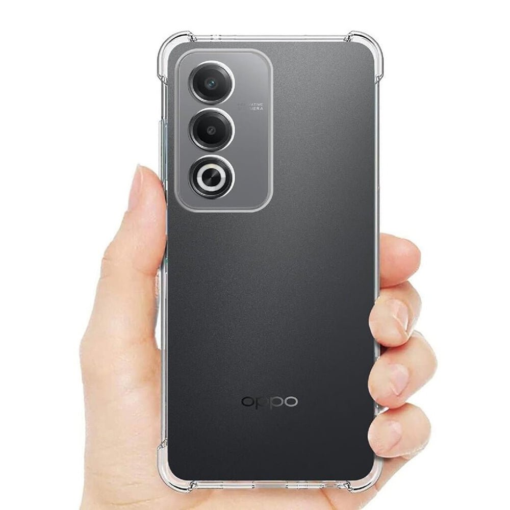 Husa de protectie Techsuit Shockproof Clear Silicone compatibil cu Oppo A80 5G, Transparent