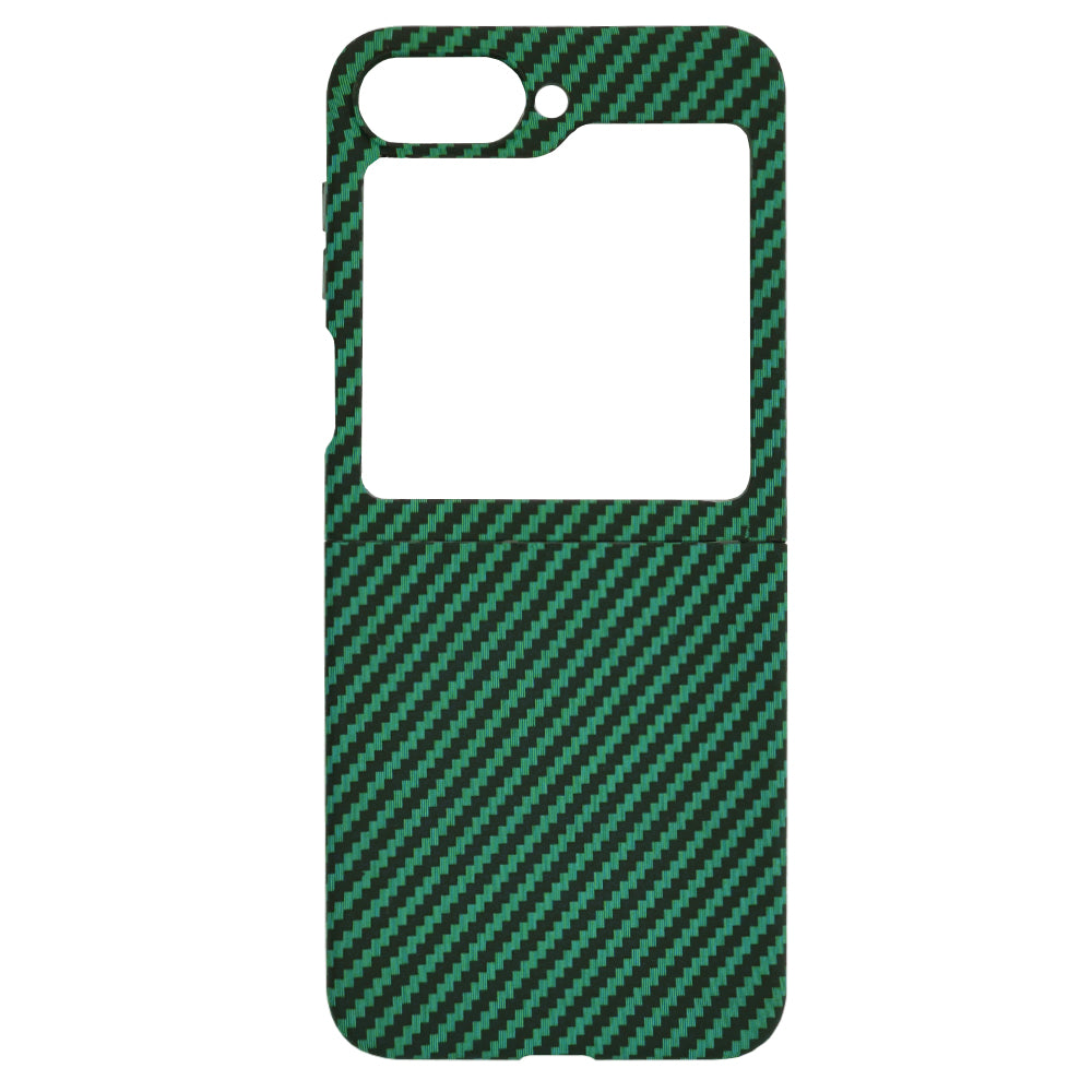 Husa de protectie Techsuit Carbonite FiberShell compatibil cu Samsung Galaxy Z Flip6 / Flip7 FE, Verde