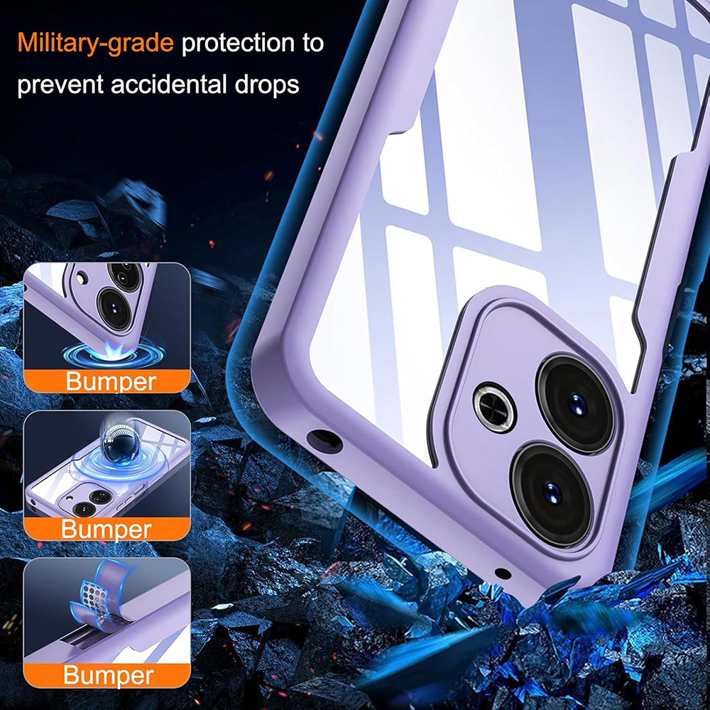 Folie de protectie Techsuit ColorVerse 360 Series + compatibil cu Samsung Galaxy A06, Mov