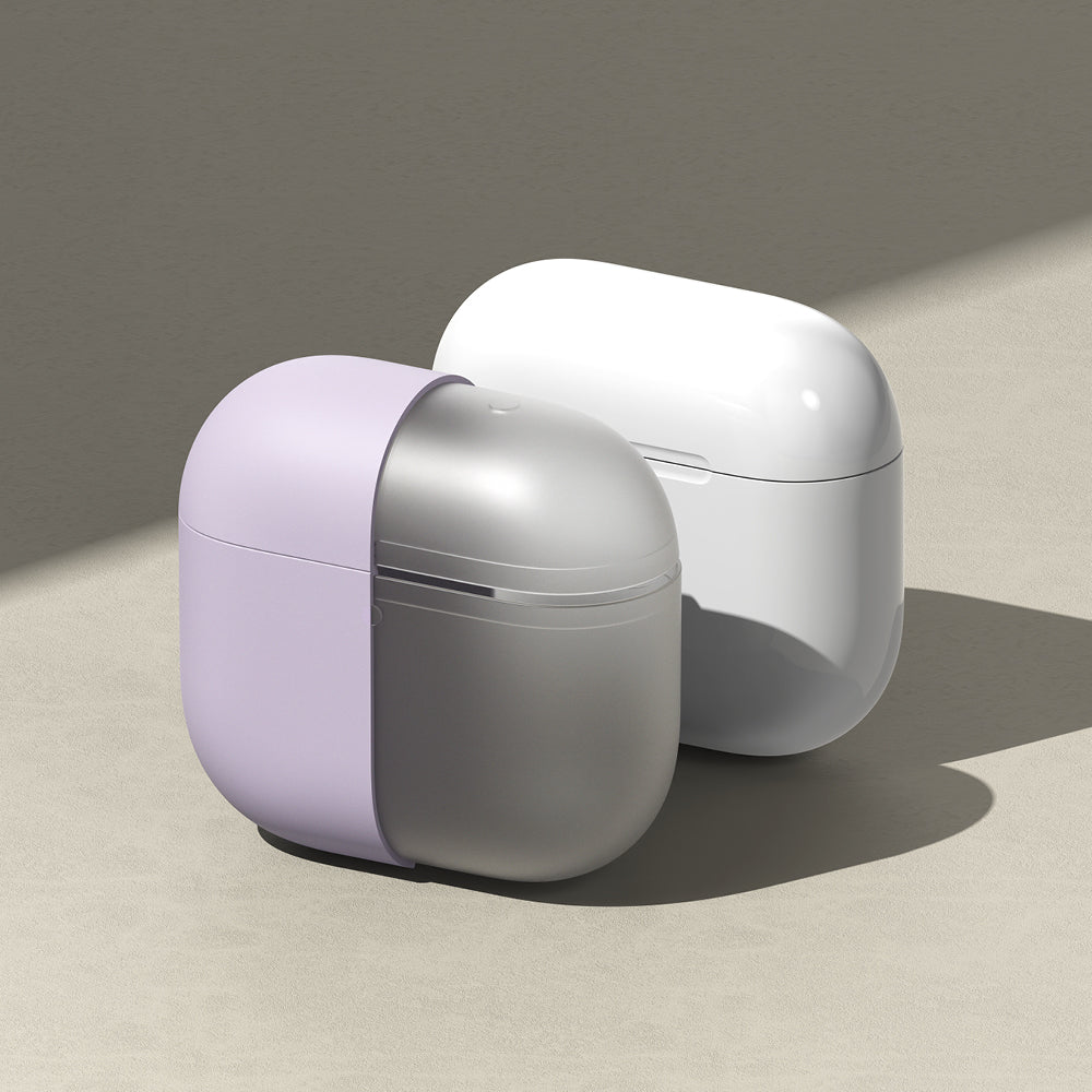 Casti Ringke Silicone, Apple AirPods 4, Mov Deschis