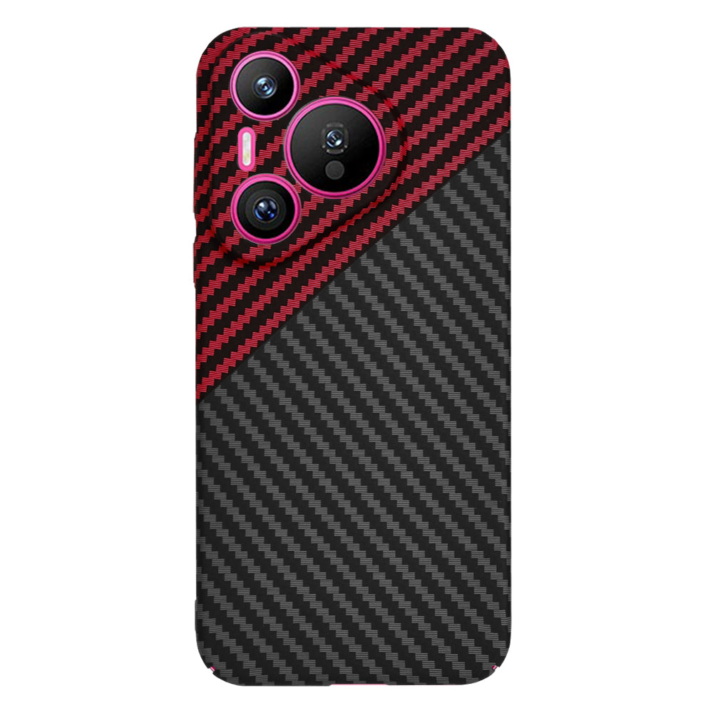 Husa de protectie Techsuit Carbonite FiberShell compatibil cu Huawei Pura 70, Rosu Vortex