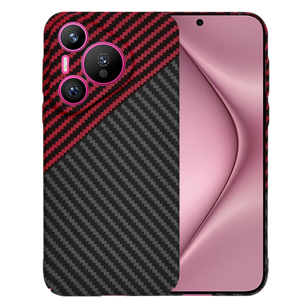 Husa de protectie Techsuit Carbonite FiberShell compatibil cu Huawei Pura 70, Rosu Vortex