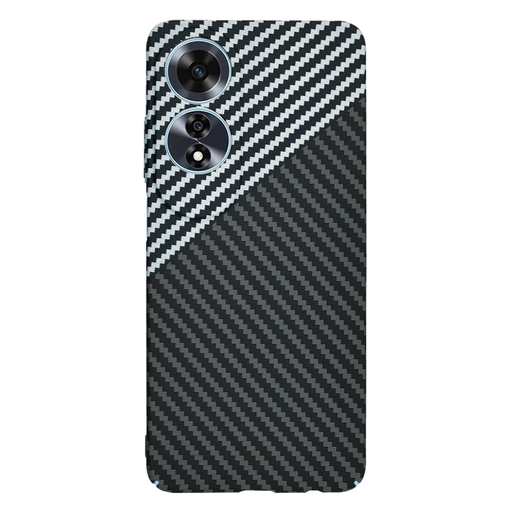 Husa de protectie Techsuit Carbonite FiberShell compatibil cu Oppo A60 4G, Stealth Gray