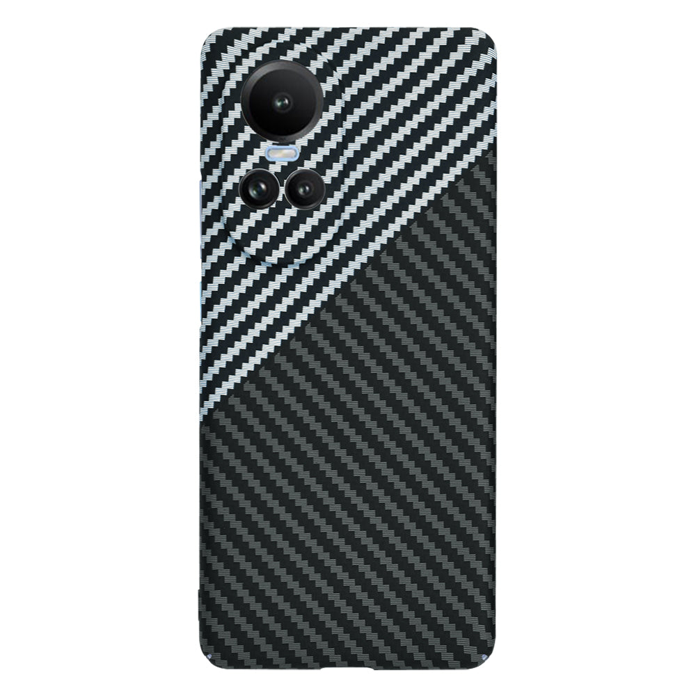 Husa de protectie Techsuit Carbonite FiberShell compatibil cu Oppo Reno10 / Reno10 Pro, Stealth Gray