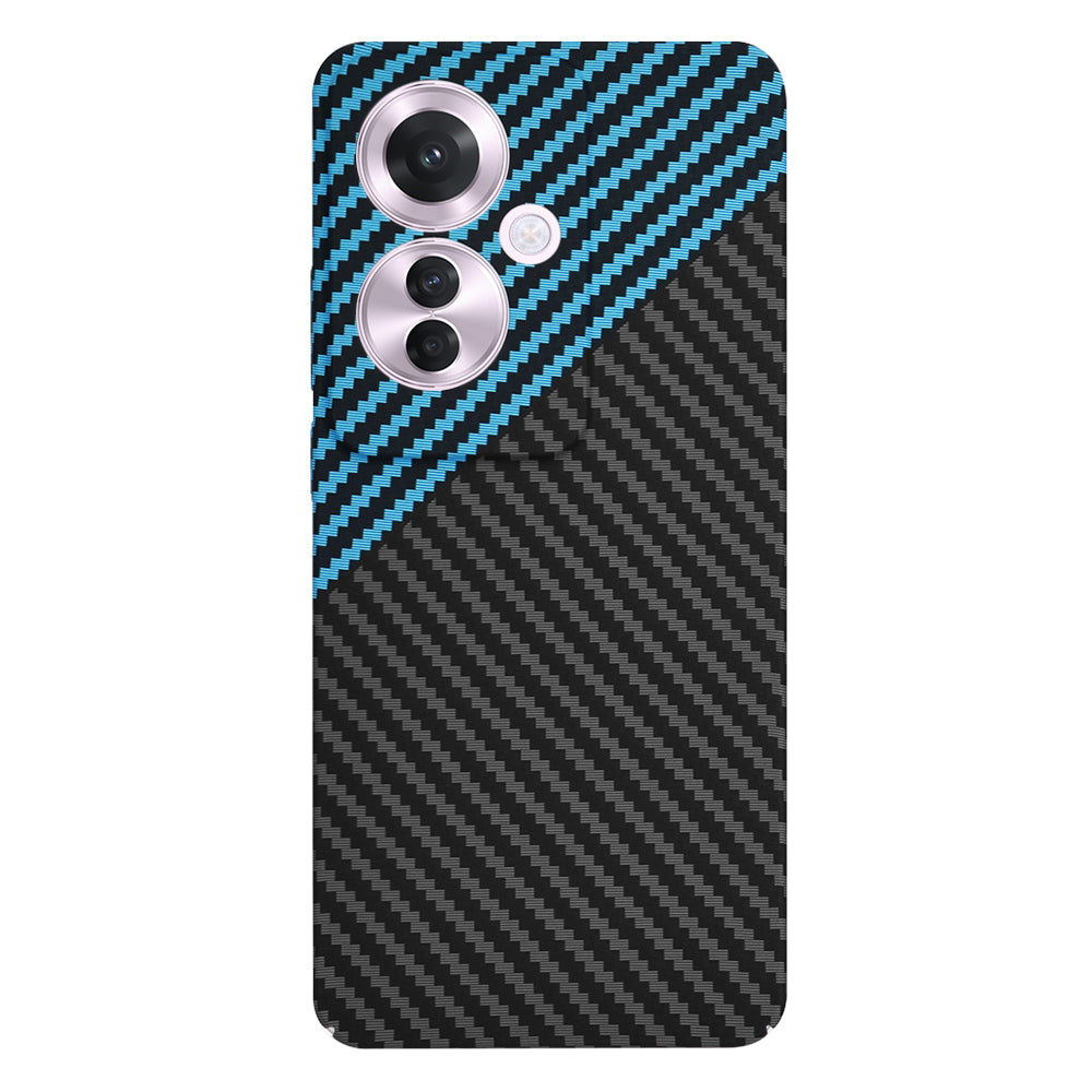 Husa de protectie Techsuit Carbonite FiberShell compatibil cu Oppo Reno11 F, Albastru Pulse