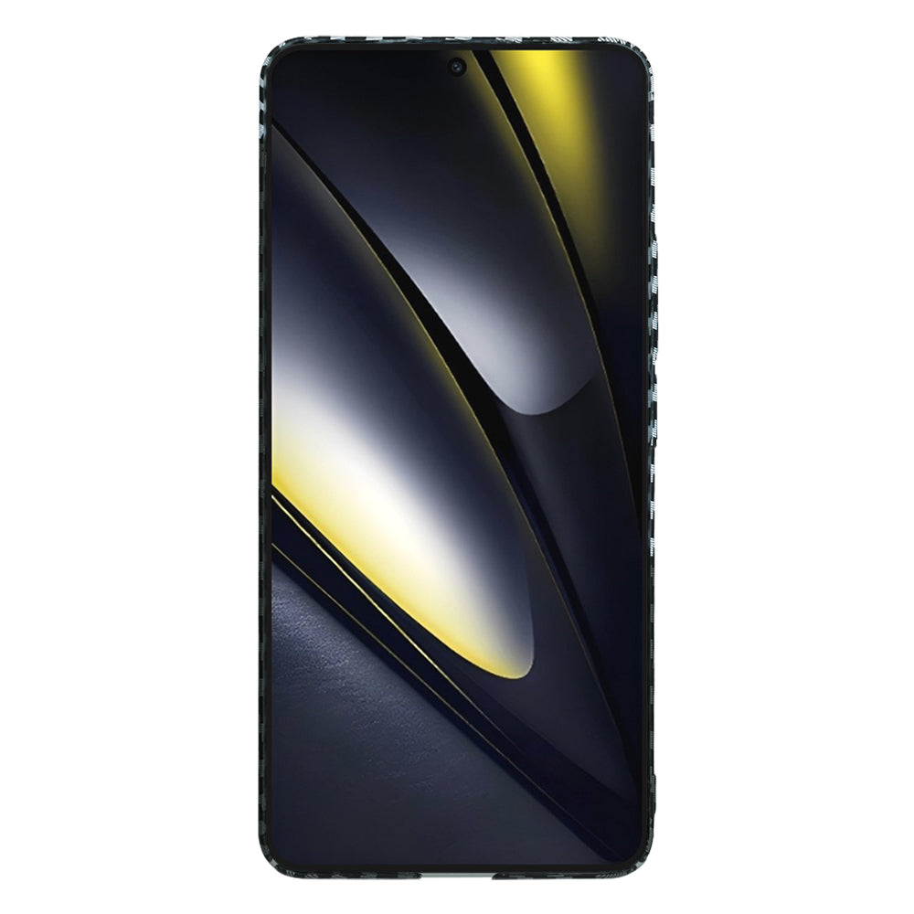 Husa de protectie Techsuit Carbonite FiberShell compatibil cu Xiaomi Poco F6, Stealth Gray