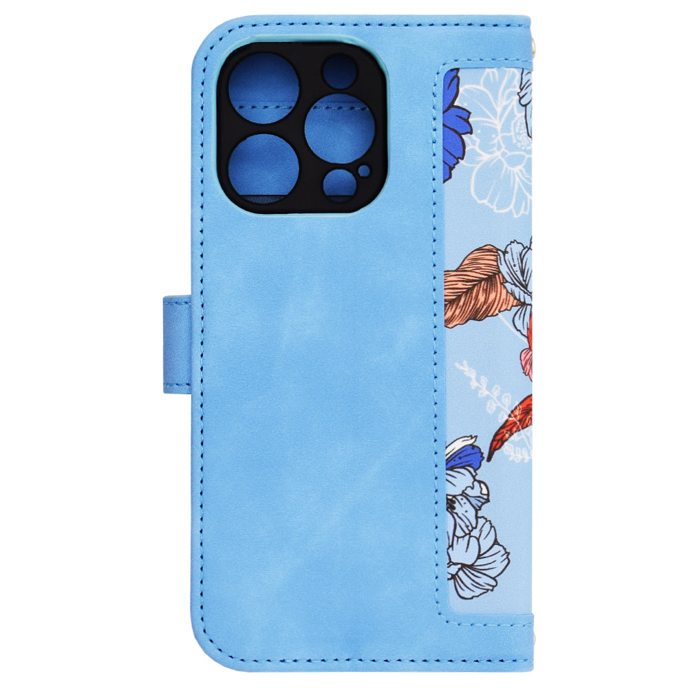 Husa de protectie Techsuit FlipCraft compatibil cu iPhone 16 Pro, Vibrant Blue