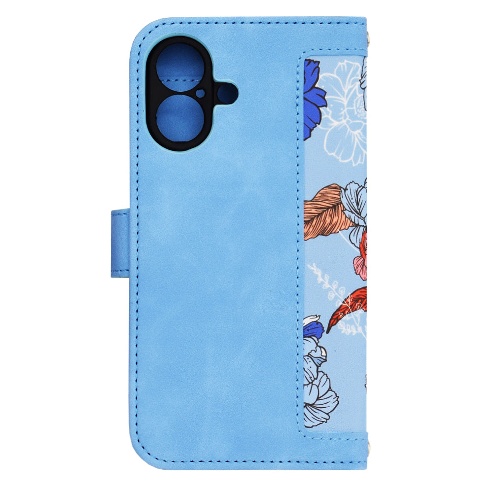 Husa de protectie Techsuit FlipCraft compatibil cu iPhone 16, Vibrant Blue