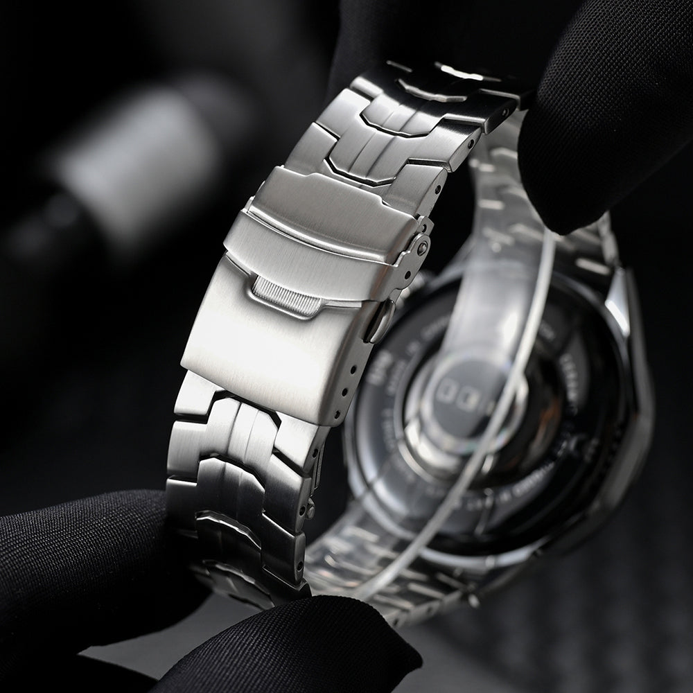 Techsuit Watchband 22mm (W063) okosóra szíj, narancssárga