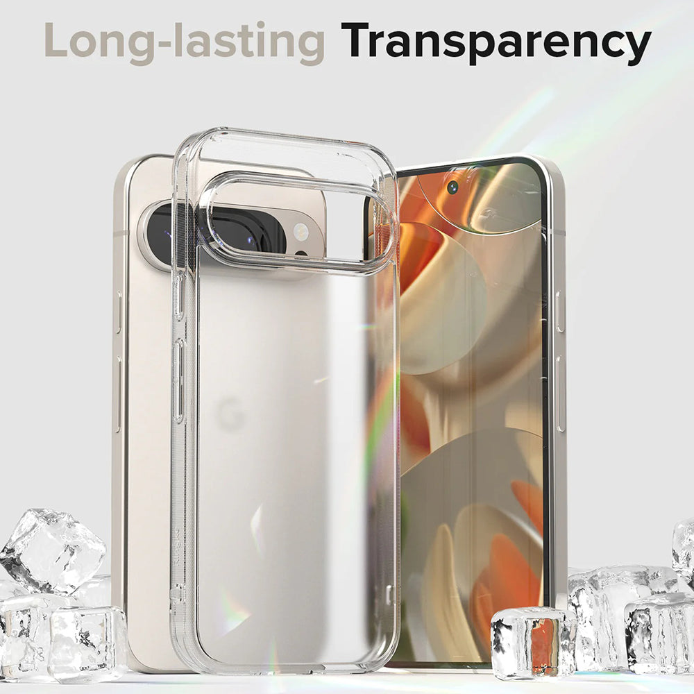Husa de protectie Ringke Fusion compatibil cu Google Pixel 9 / 9 Pro, Transparent Mat
