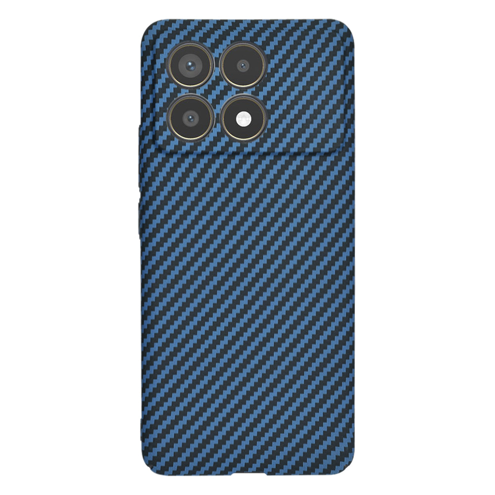 Husa de protectie Techsuit Carbonite FiberShell compatibil cu Xiaomi Poco F6 Pro, Cyan