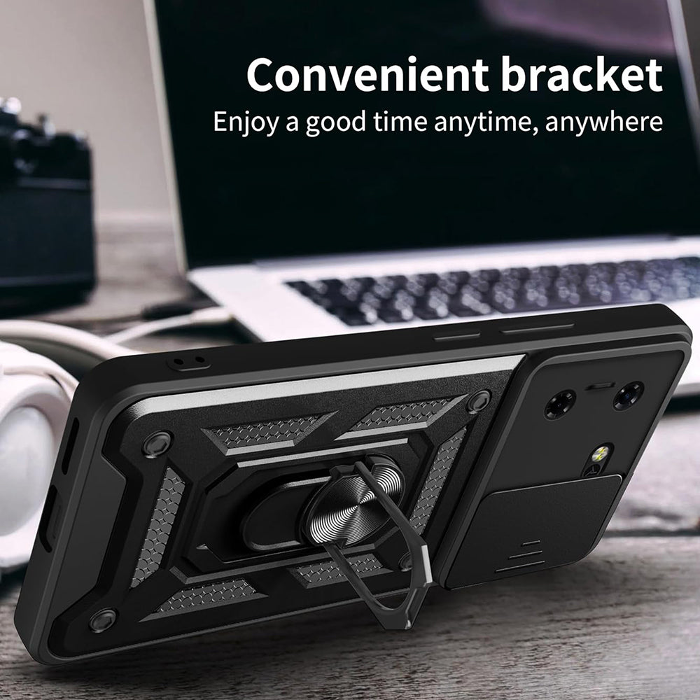 Husa de protectie Techsuit CamShield Series compatibil cu Tecno Pova 5 Pro, Negru