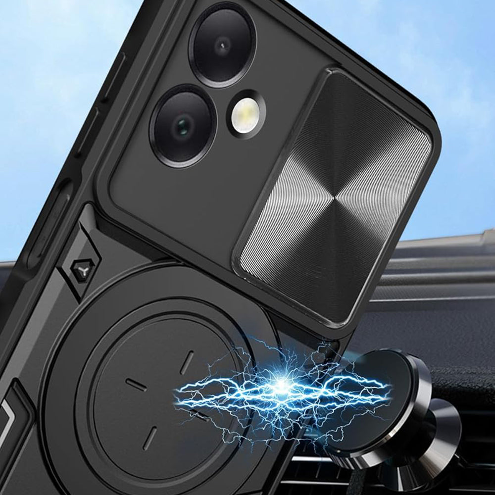 Husa de protectie Techsuit CamGuard Pro compatibil cu Honor 200 Smart / X7c, Negru