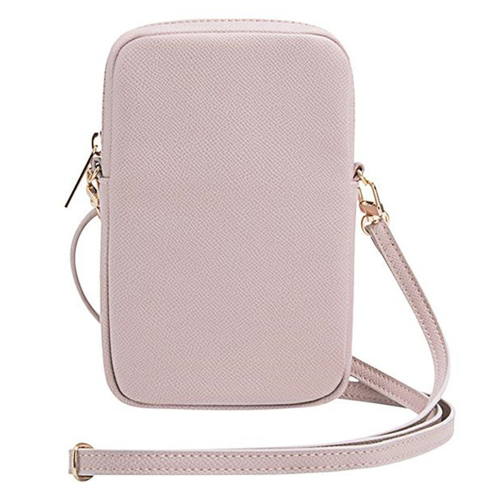 Geanta Guess Universal Phone Pouch Zip Triangle 4G (GUWBZPGSTEGP), Universal, Adjustable Strap, Zip Closure, Roz