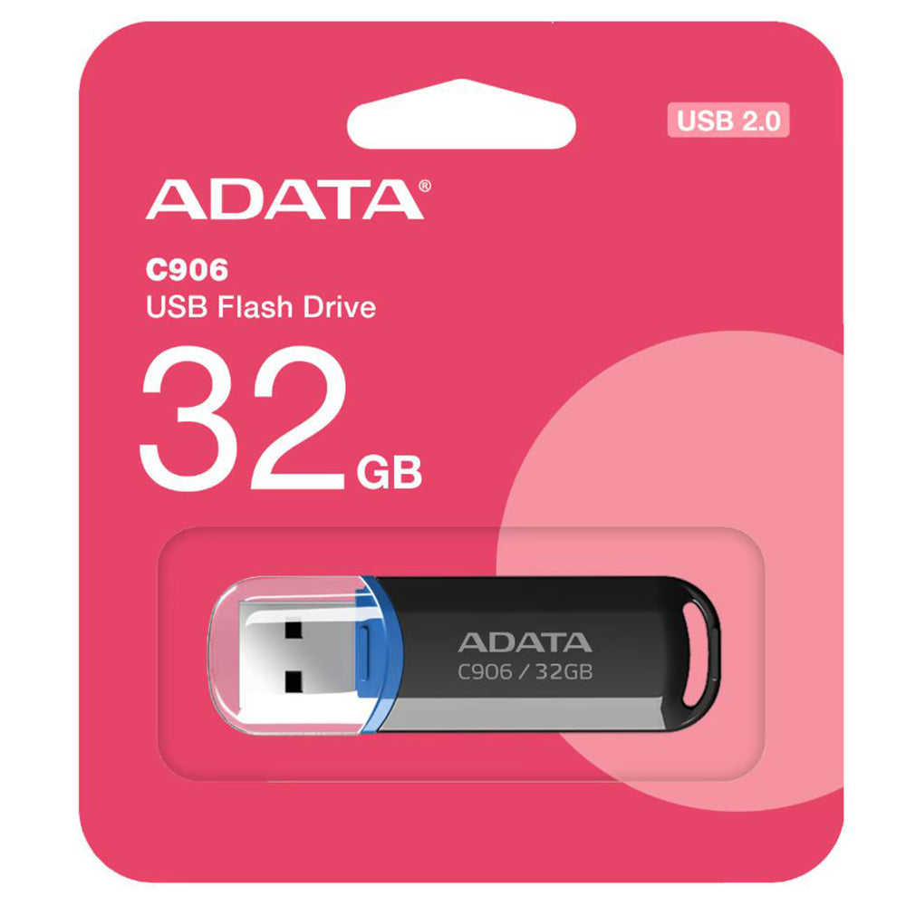Stick de Memorie Adata AC906 (AC906-32G-RBK), USB 2.0, 32GB, Negru