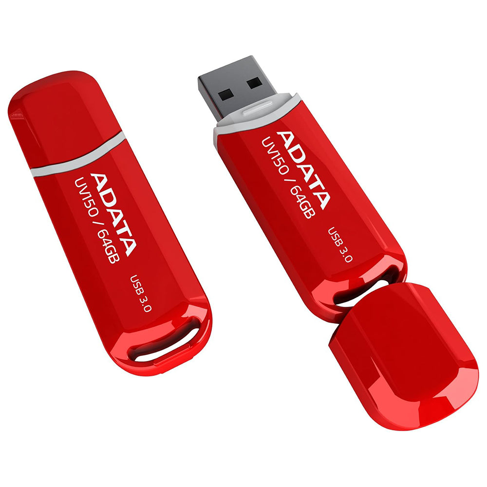 Stick de Memorie Adata AUV150-64G-RRD, USB 3.2, 64GB, Roșu