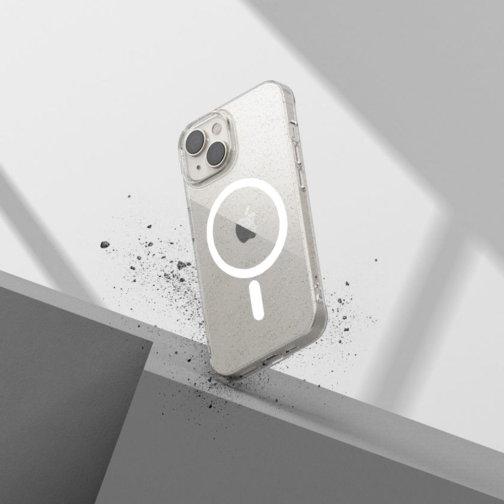 Husa de protectie Techsuit SparkleSkin MagSafe Series compatibil cu iPhone 11 Pro, Transparent