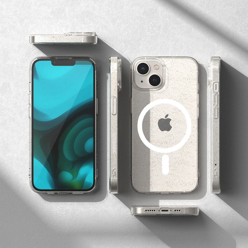 Husa de protectie Techsuit SparkleSkin MagSafe Series compatibil cu iPhone 11 Pro, Transparent