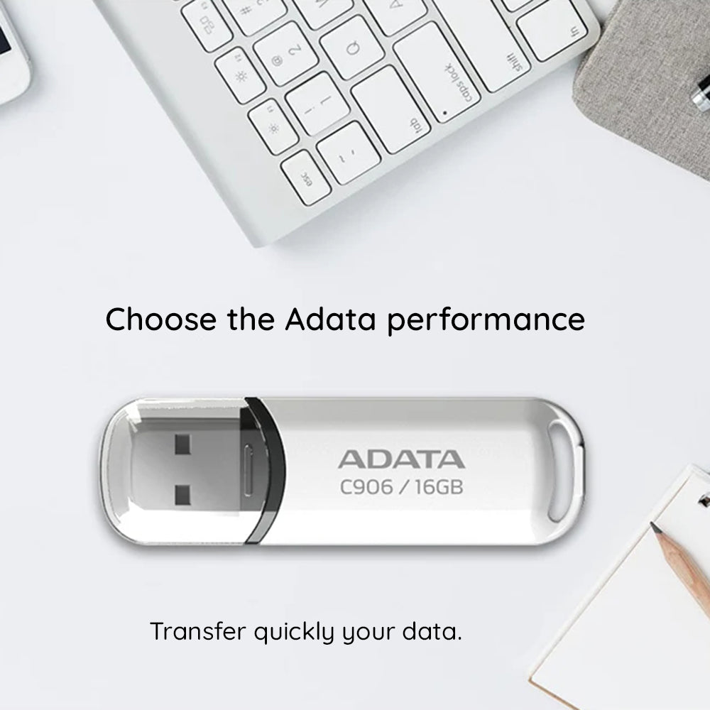 Stick de Memorie Adata AC906 32GB USB 2.0 Alb