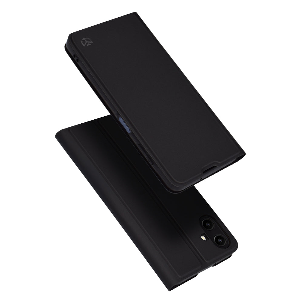 Husa de protectie Techsuit Magskin Book compatibil cu Samsung Galaxy A06, Negru
