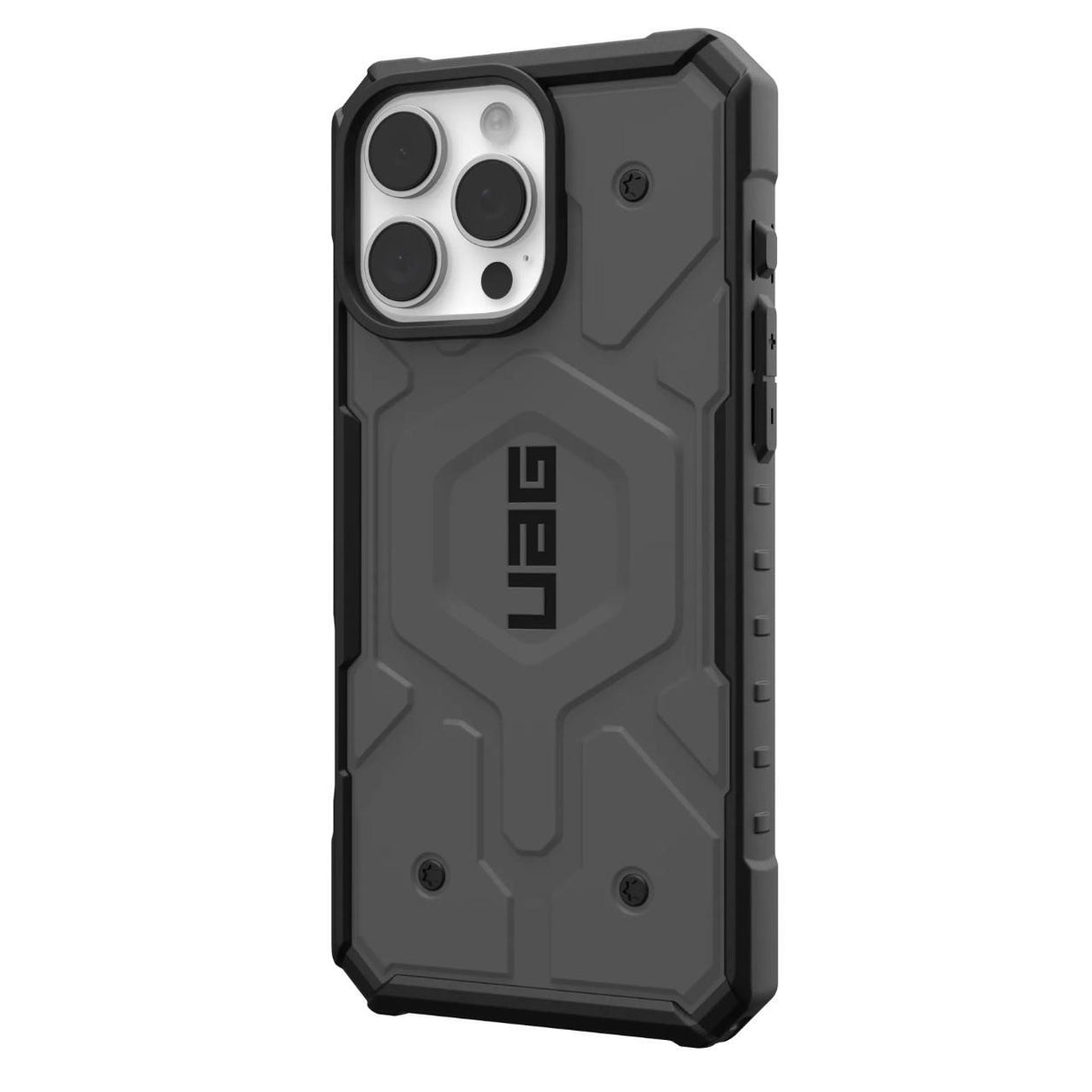 Husa de protectie UAG Pathfinder MagSafe compatibil cu iPhone 16 Pro, Argintiu