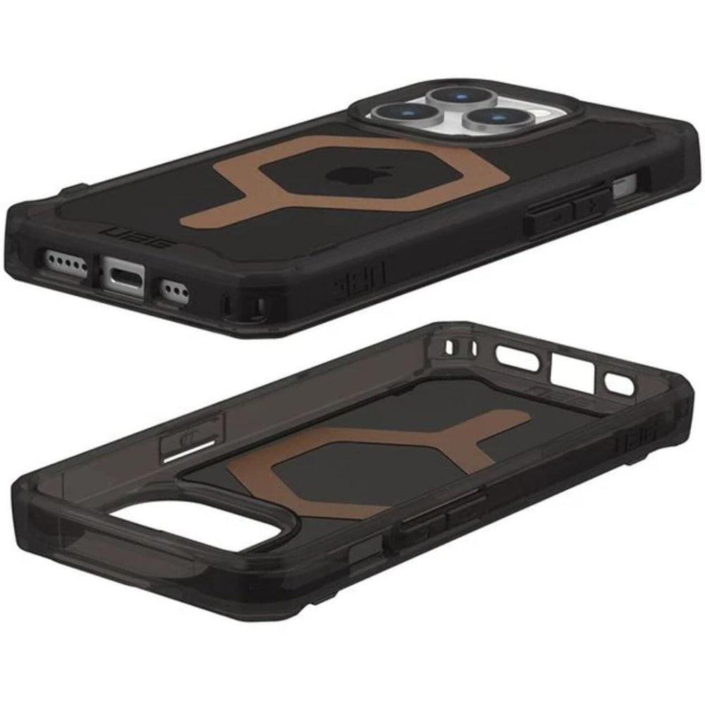 Husa de protectie UAG Plyo compatibil cu iPhone 15 Pro MagSafe, Negru Bronze