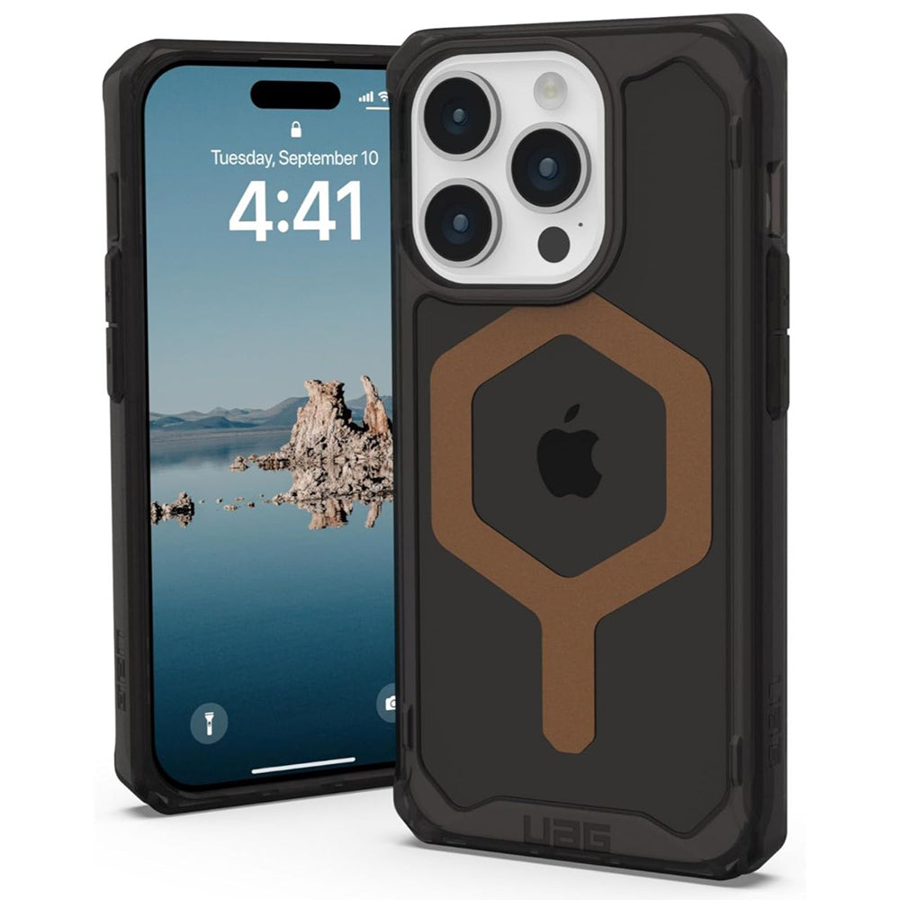 Husa de protectie UAG Plyo compatibil cu iPhone 15 Pro MagSafe, Negru Bronze