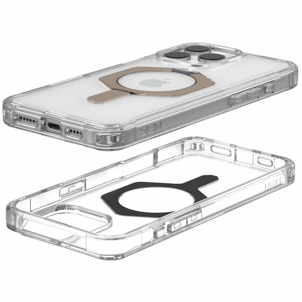 Husa de protectie UAG Plyo XTE MagSafe compatibil cu iPhone 16 Pro, Transparent Titanium