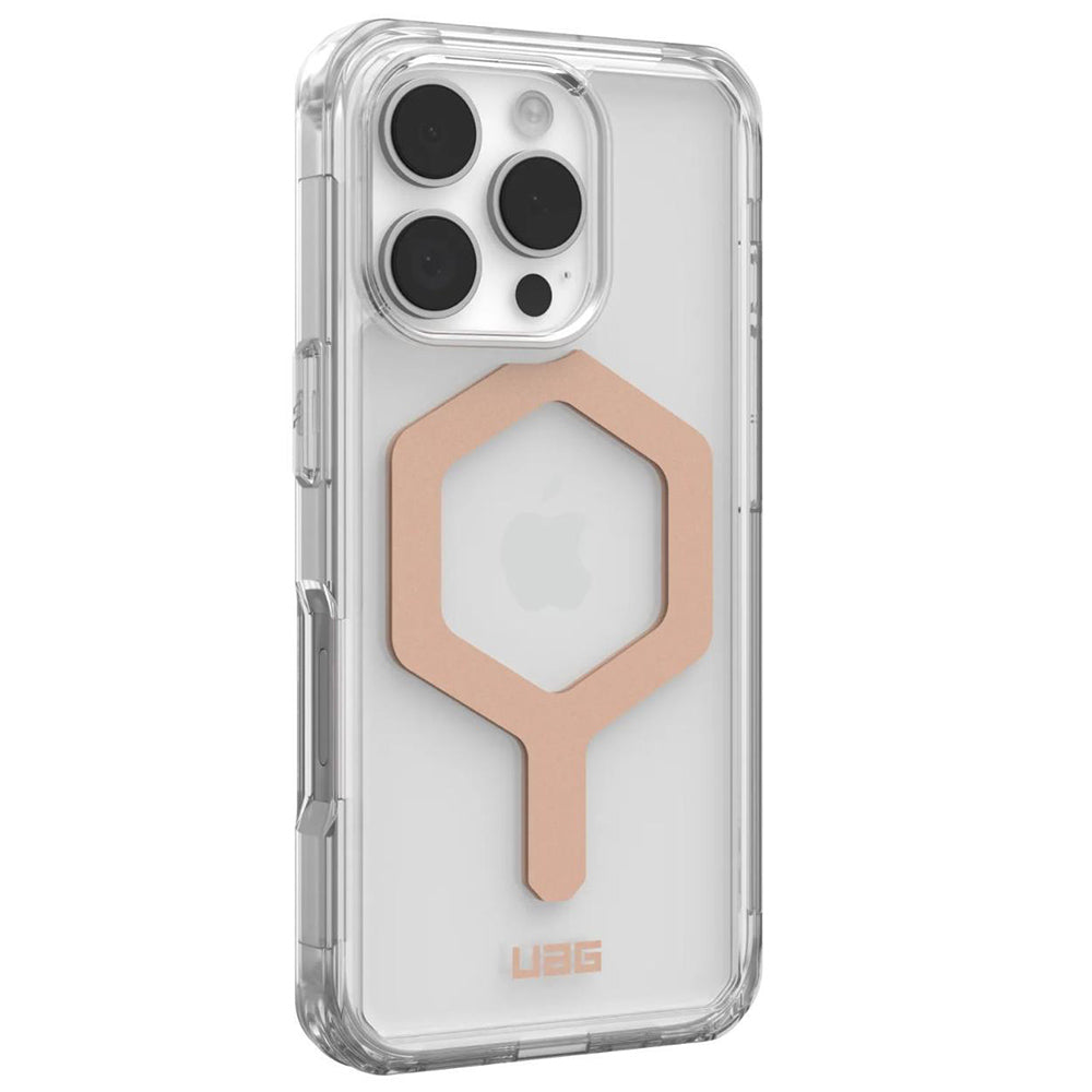 Husa de protectie UAG Plyo MagSafe compatibil cu iPhone 16 Pro, Ice Rose Gold