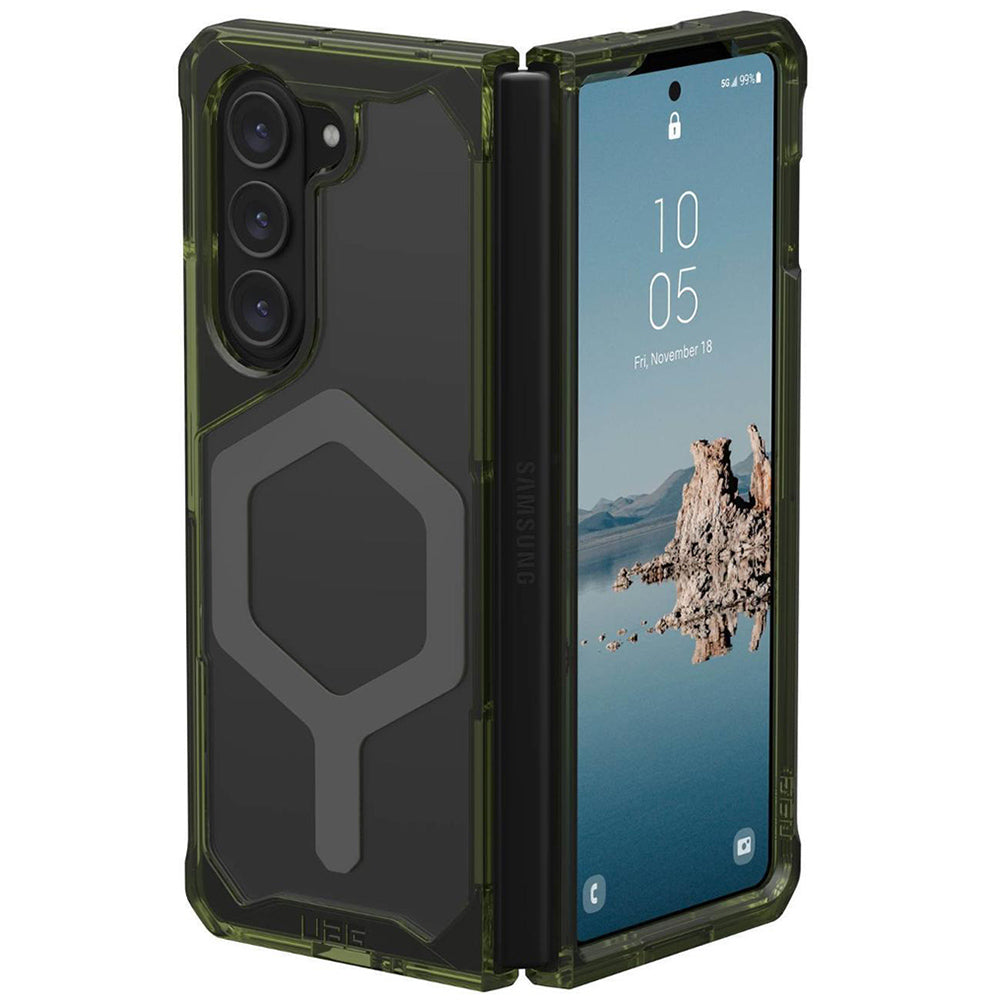 Husa de protectie UAG Plyo Pro MagSafe compatibil cu Samsung Galaxy Z Fold5, Oliv / Space Grey