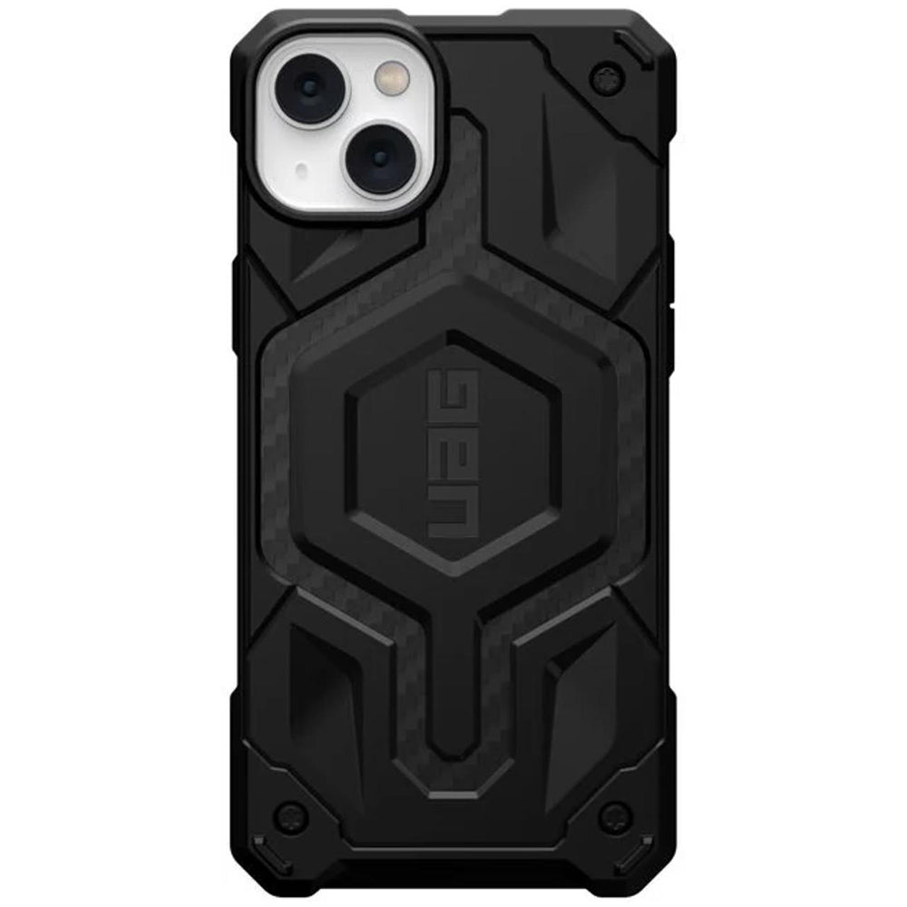 Husa de protectie UAG Monarch Pro MagSafe compatibil cu iPhone 14 Plus, Carbon Fiber
