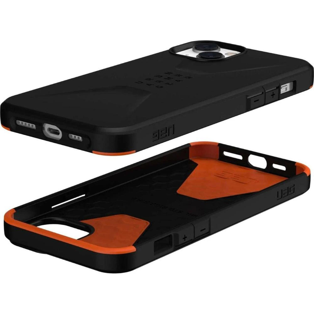 Husa de protectie UAG Civilian compatibil cu iPhone 14 Plus, Negru