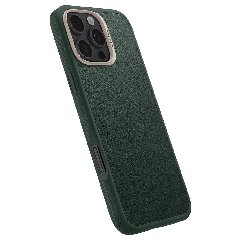 Husa de protectie Spigen Cyrill Kajuk MagSafe (ACS08398) compatibil cu iPhone 16 Pro Max, Verde Padure