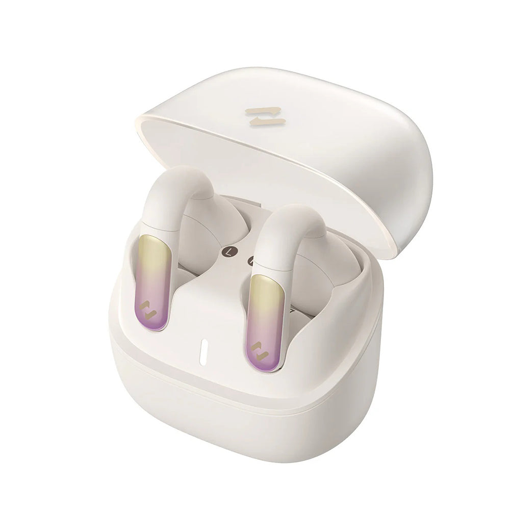 Casti Havit (TW980), for Sport, Open-Ear Clip, with Microphone, Bluetooth 5.3, TWS, USB-C, 400mAh, Bej