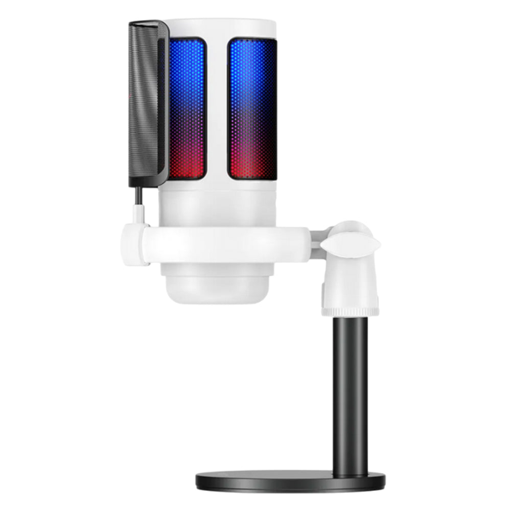Casti Havit Desk Microphone (GK50), for PC, Laptop, Phone, RGB Light, NR, 30-20000 Hz, Cardioid, with Cable USB-C, 1.8m, Negru