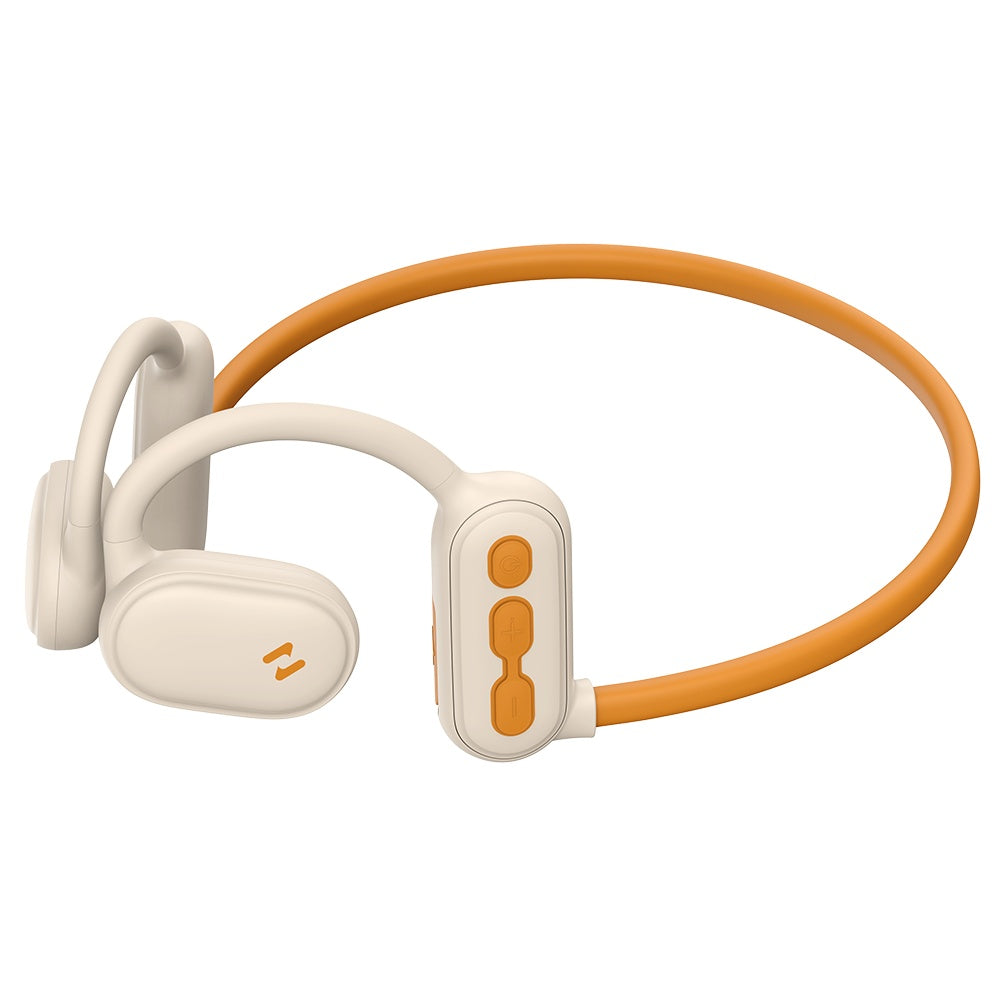 Casti Havit Bluetooth Earphones Freego Pro (E553BT), for Sport, Bluetooth, Type-C, AI Call Noise Cancellation, 110mAh, Bej