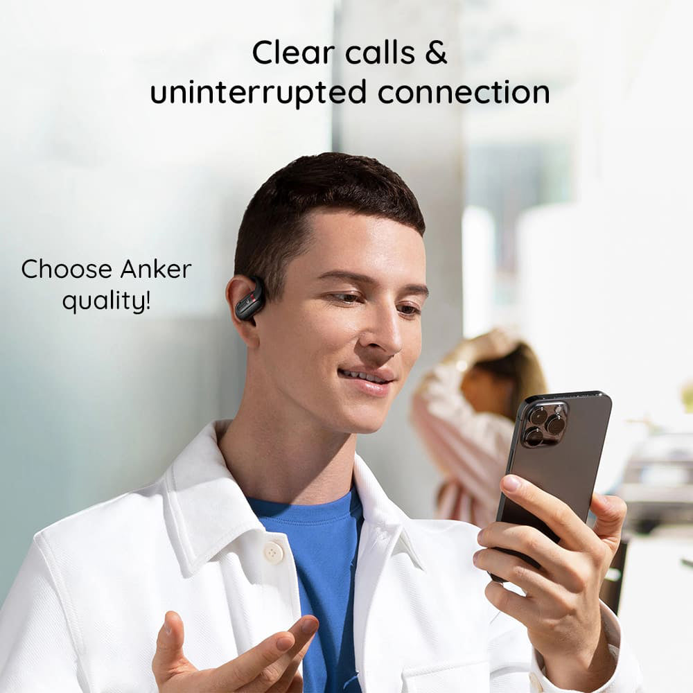 Casti Anker SoundCore V20i (A3876G21), for Sport, Bluetooth 5.3, IP55, Alb