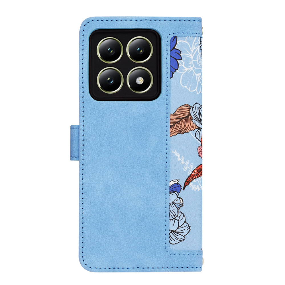 Husa de protectie Techsuit FlipCraft compatibil cu Xiaomi 14T, Vibrant Blue